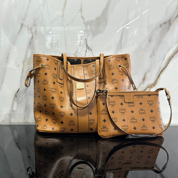 Mcm Shopper Bag in Brown